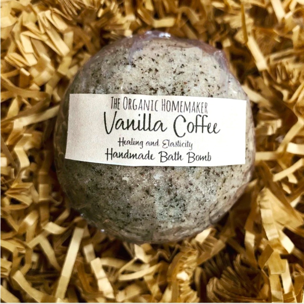 Organic Vanilla Coffee Bath Bomb